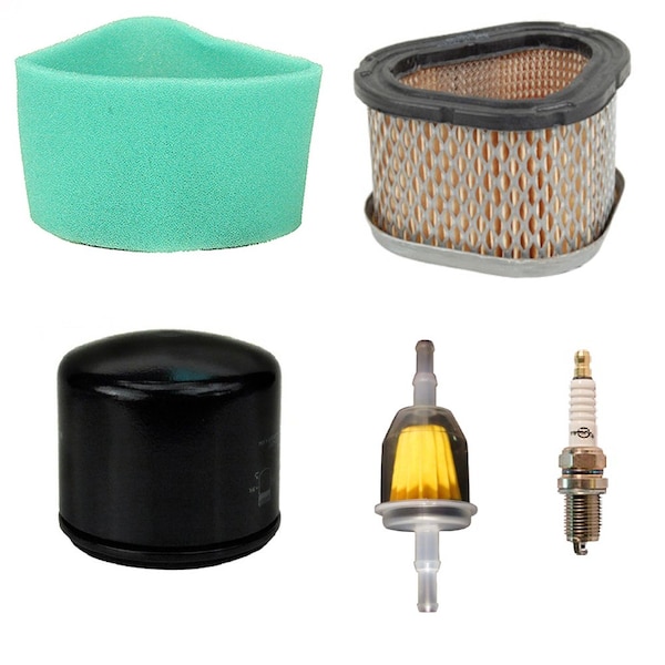 Aic Replacement Parts Tune Up Service Maintenance Kit Fits John Deere LT133 LT150 LT155 LX173 GY20574 M92360-FILTERKITWPLUG - main